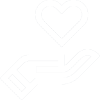 Empathy – icon only – white Empathy - icon only - white