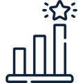succession plan icon – blue succession plan icon - blue
